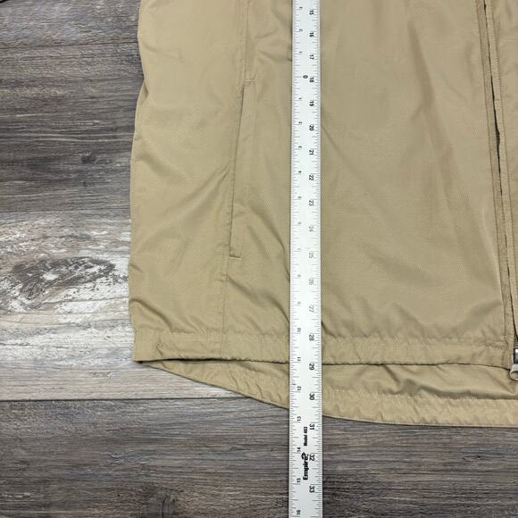 Boeing‎ Airplanes Tan Mens XL Full Zip Mesh Lined Hooded Windbreaker Jacket - Picture 11 of 12